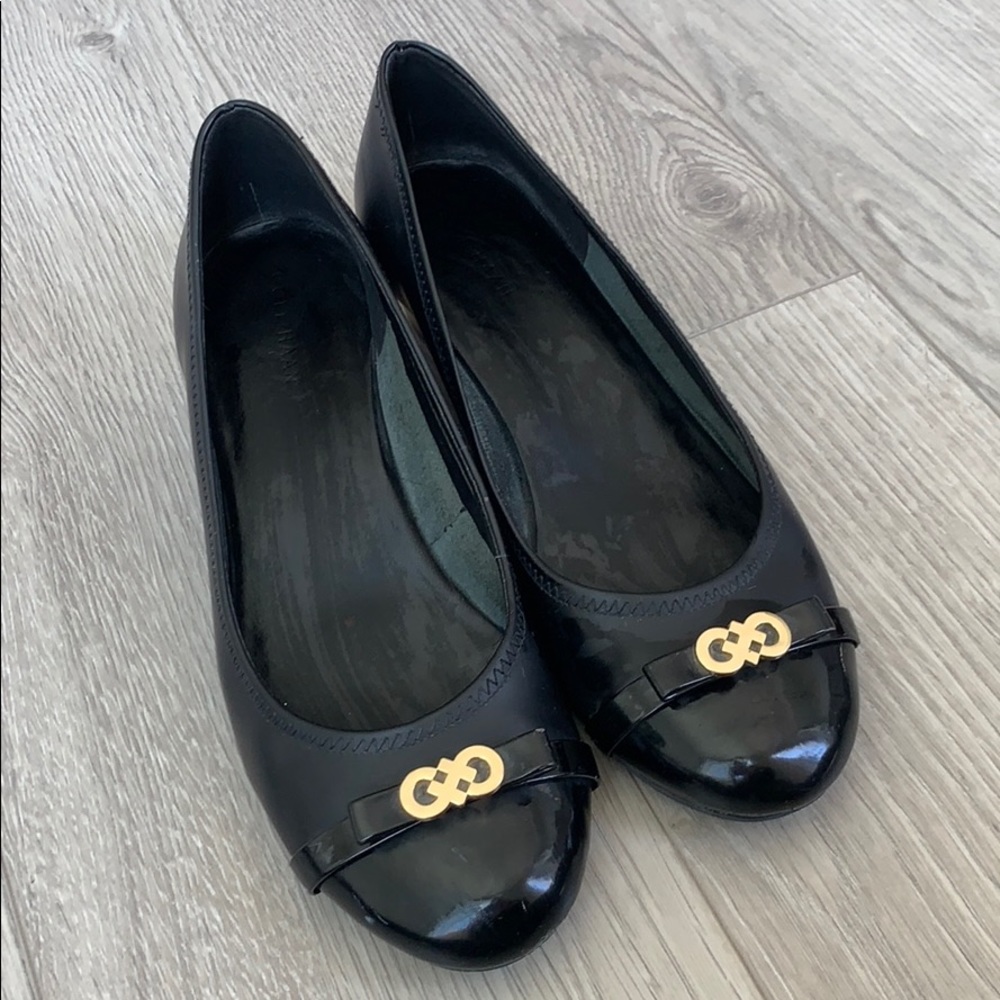 Cole Haan wedge slip ons